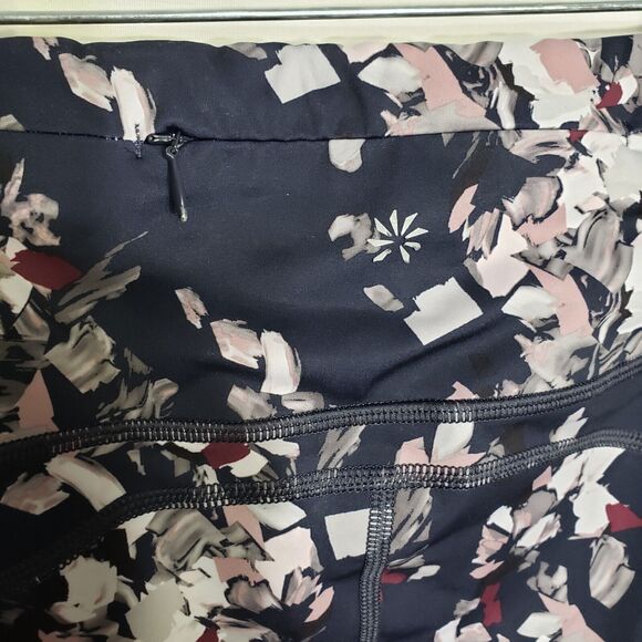 Athleta Women's Tights Small Challenge Bloom 7/8 Midnight Madness 385448-00 - Picture 7 of 11